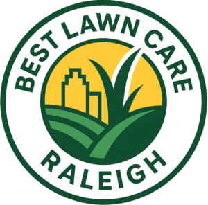 Logo for Best Lawn Care Raleigh, a professional lawn care company serving Raleigh, NC.