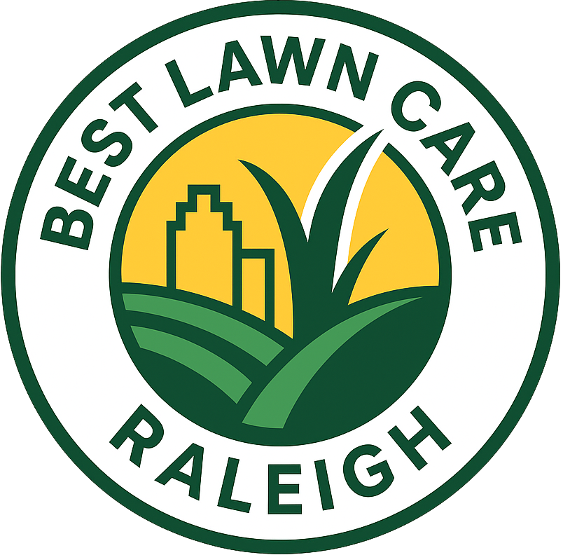 Logo for Best Lawn Care Raleigh, a professional lawn care company serving Raleigh, NC.